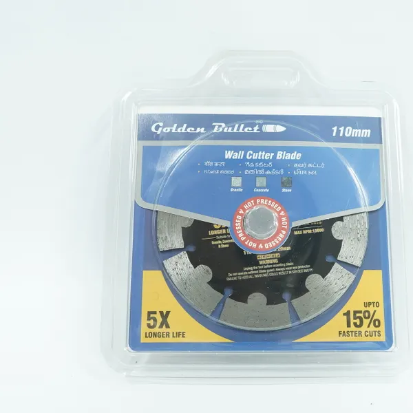 G. Bullet Diamond Blade Segmented Black 4"