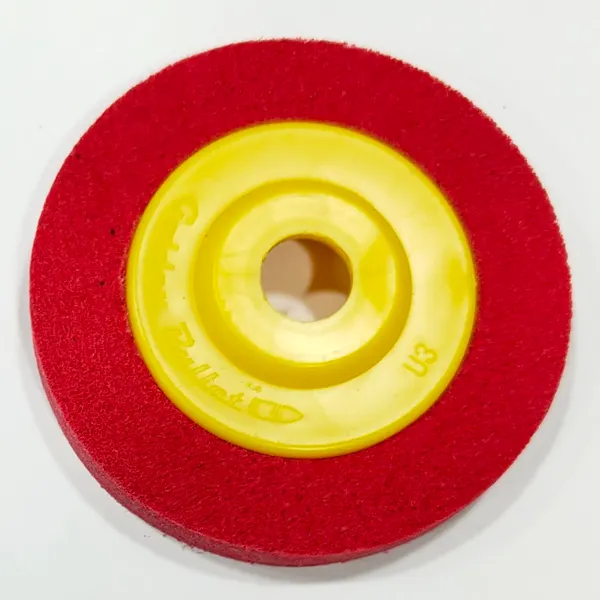 G. Bullet Non Woven Polishing Wheel 4" X 13mm Pink