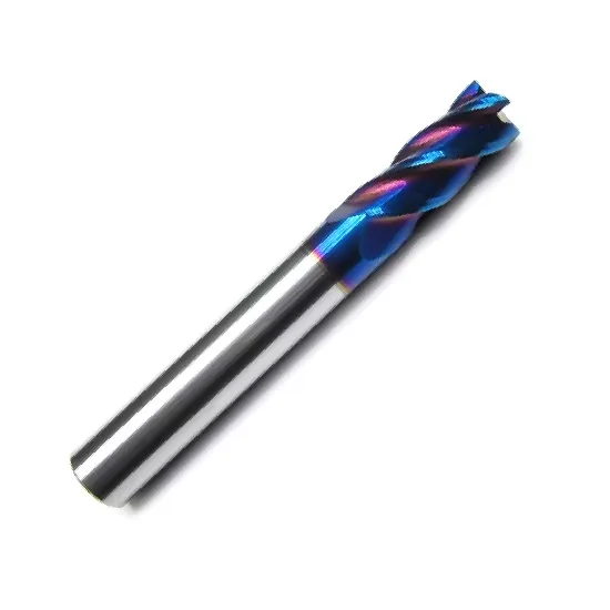 Ruhi Solid Carbide Flat End Mill 65 HRC Blue 3 x 38