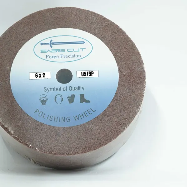 Sabre Cut Non-Woven Polishing Wheel 6" X 2" U5/9P