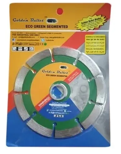 G. Bullet Diamond Blade Green Eco Segmented 10"