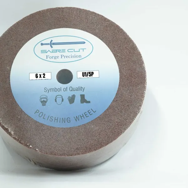 Sabre Cut Non-Woven Polishing Wheel 6" X 2" U1/5P