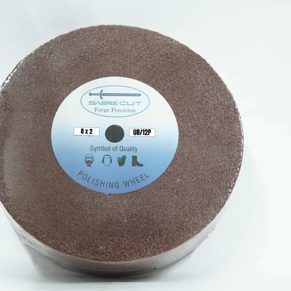 Sabre Cut Non-Woven Polishing Wheel 8" X 2" U8/12P