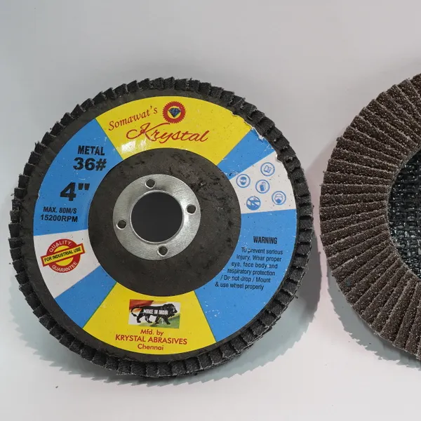 Krystal Flap Disc 4" X 36 G