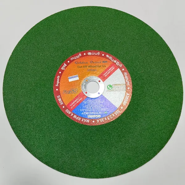 G. Bullet Cut Off Wheel Superb 14" X 2.5 Green 1Net