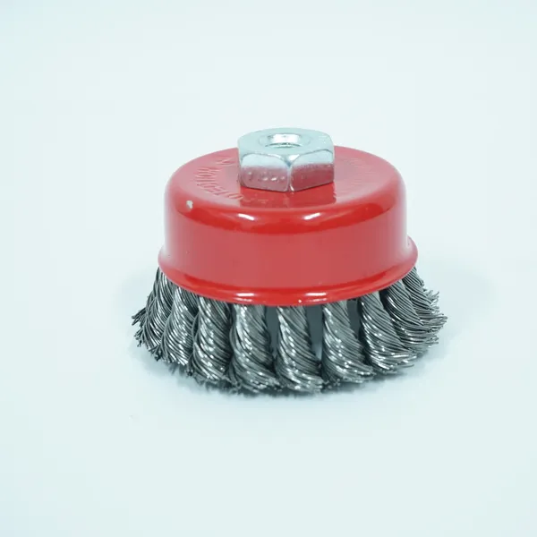 Sharp Cup Wire Brush 3" X 10mm Twisted