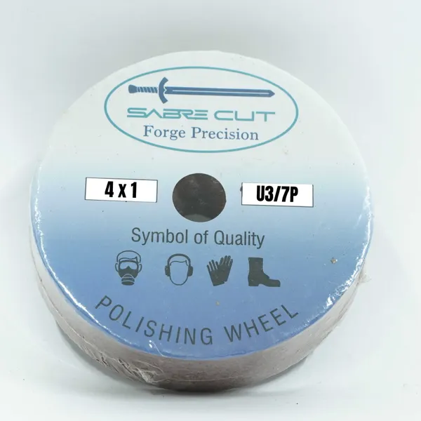 Sabre Cut Non-Woven Polishing Wheel 4" x 1" U3/7P