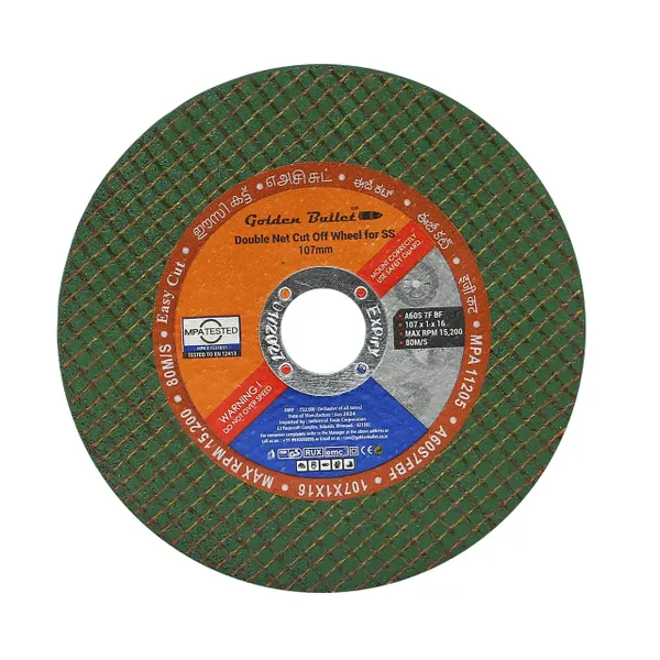 G. Bullet Cut Off Wheel EasyCut 4" X 1mm Green 2Net