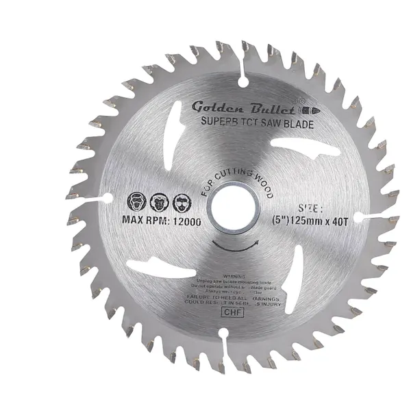 G. Bullet TCT Blade Superb Polished 5" X 40T
