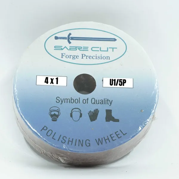 Sabre Cut Non-Woven Polishing Wheel 4" x 1" U1/5P