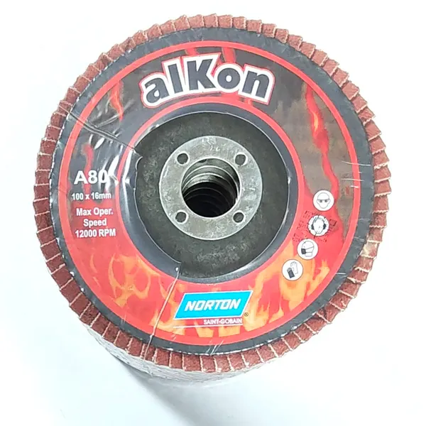 Gn Alkon Flap Disc 4" X 80 Grit