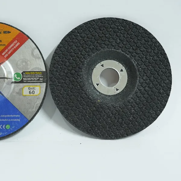 G. Bullet Flexible Grinding Wheel 4" X 60g GC Black