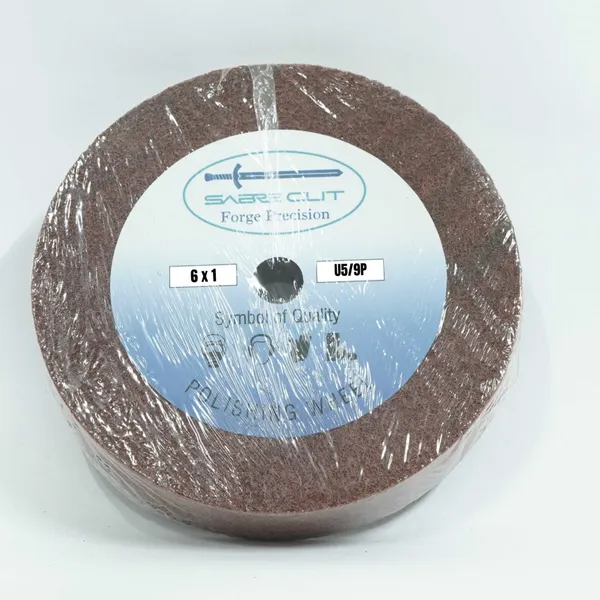 Sabre Cut Non-Woven Polishing Wheel 6" X 1" U5/9P