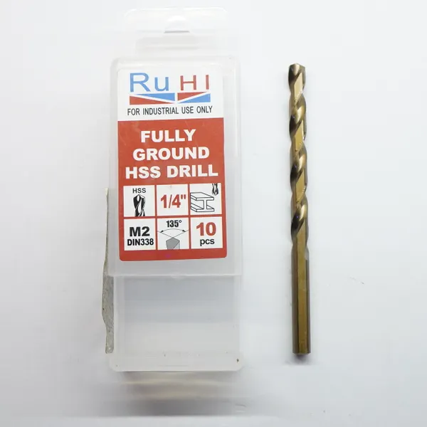 Ruhi HSS M2 Jobber Drills 1/4"