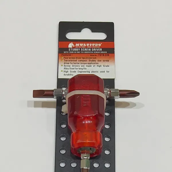 Multitec 4 in 1 Tee Stubby Screw Driver TSTB220