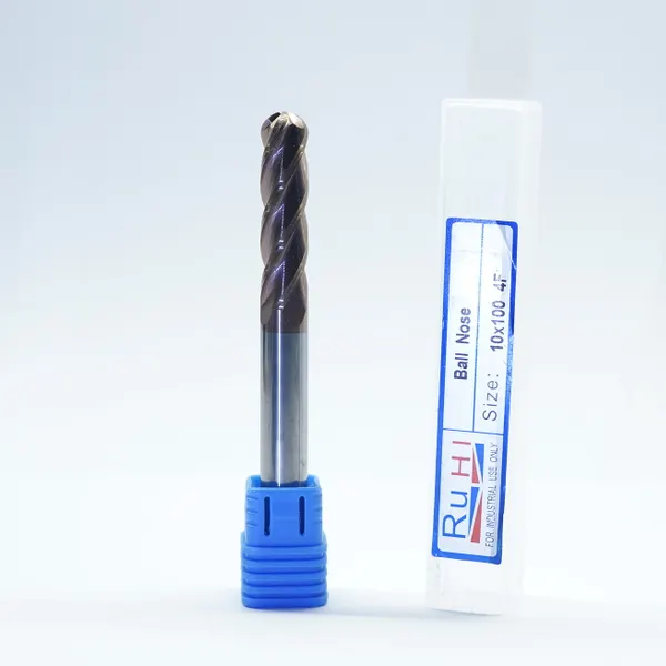 Ruhi Solid Carbide Ball Nose Endmill 10x100