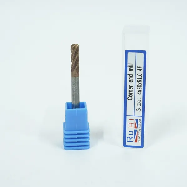 Ruhi Corner Radius End Mill M4 x 50 R1.0