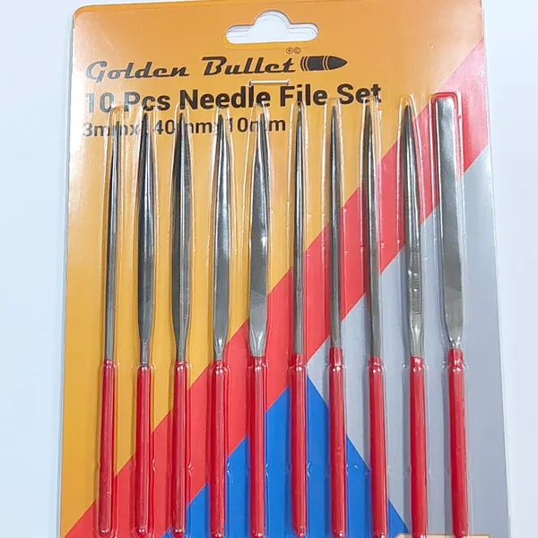 G. Bullet Needle File Set 14cm (10 Pcs)