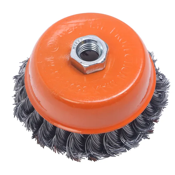 G. Bullet Cup Wire Brush 4" X M14 Twisted