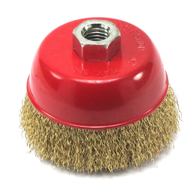 ASG Cup Wire Brush 3" X 10mm Crimped