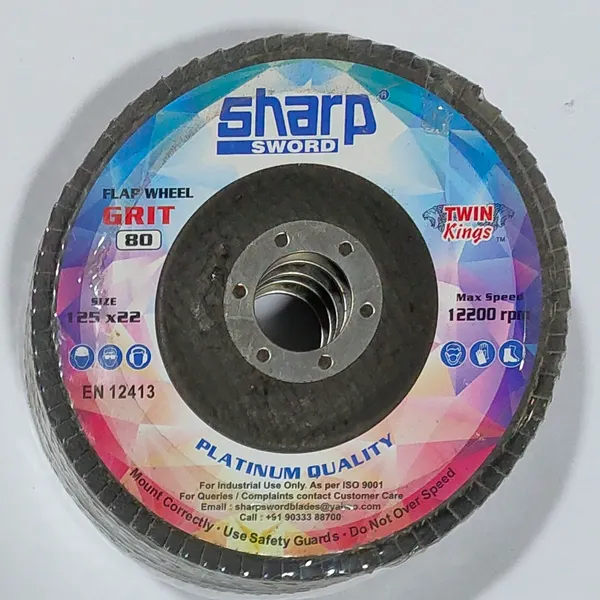 Sharp Flap Disc 5" X 80 Grit