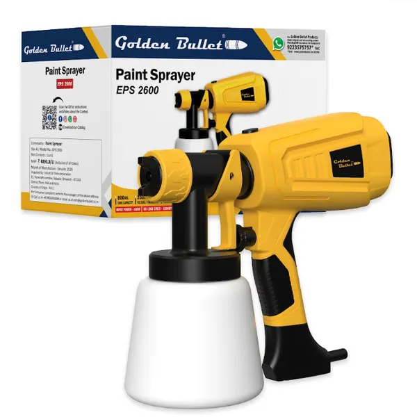 Golden Bullet Electric Paint Sprayer 800ml Tank EPS2600