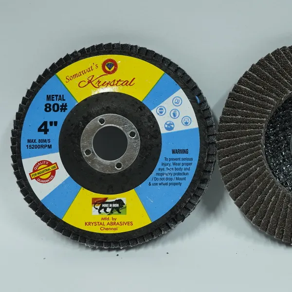 Krystal Flap Disc 4" X 80 G