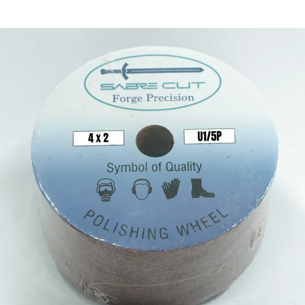 Sabre Cut Non-Woven Polishing Wheel 4" x 2" U1/5P