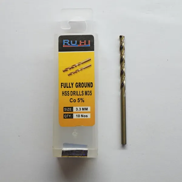 Ruhi HSS M35 Jobber Drill 3.30