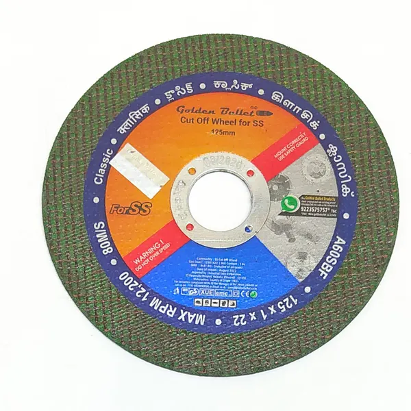 G. Bullet Cut Off Wheel ClaSSic 5" X 1mm Green 1Net