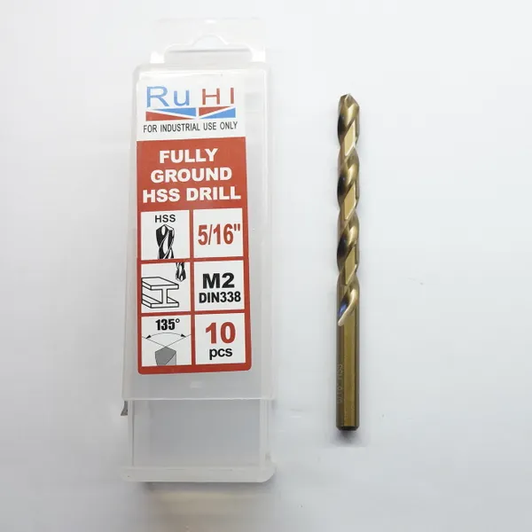 Ruhi HSS M2 Jobber Drills 5/16"