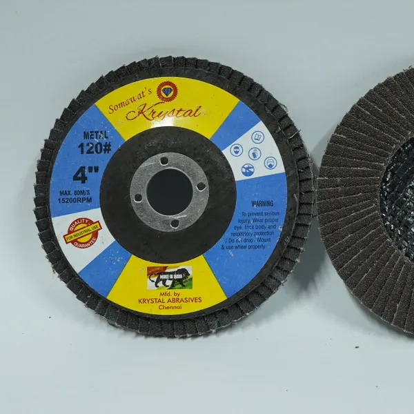 Krystal Flap Disc 4" X 120 G