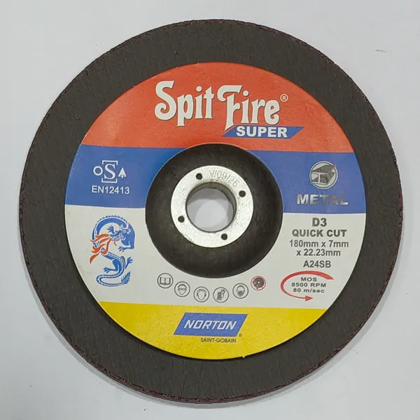 GN Spitfire Grinding Wheel 7" X 7mm