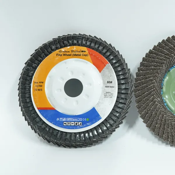 G. Bullet Flap Disc Metal Cap 4" X 80 Grit