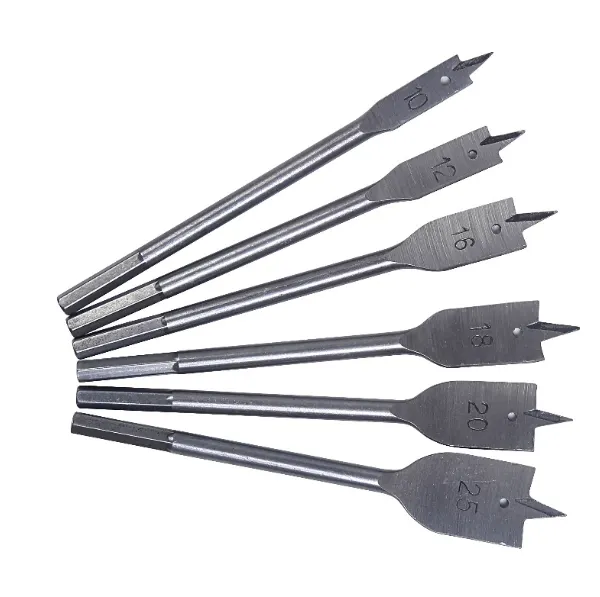 G. Bullet Flat Wood Bit Set 6Pcs- 10,12,16,18,20,25