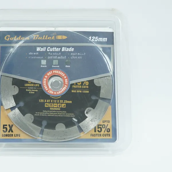 G. Bullet Diamond Blade Segmented Black 5"