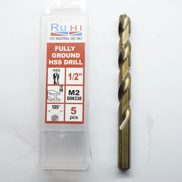 Ruhi HSS M2 Jobber Drills 1/2"